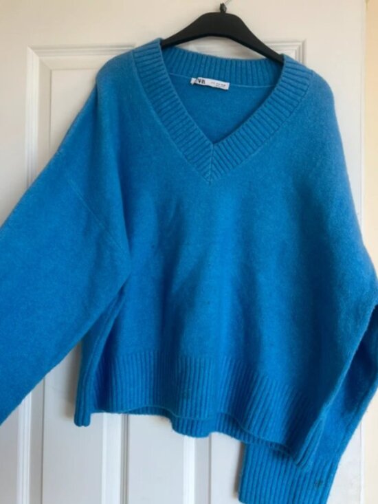 Zara Sweaters - Zara Blue Jumper – Size S